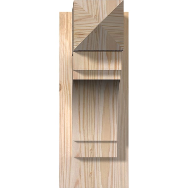 Merced Arts & Crafts Smooth Outlooker, Douglas Fir, 5 1/2W X 14D X 14H